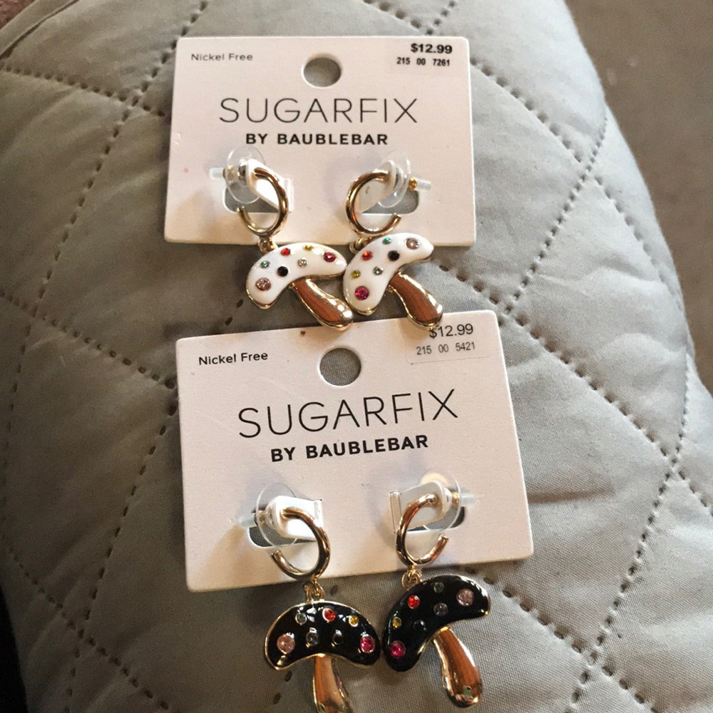 Sugarfix by Baublebar mushroom earrings